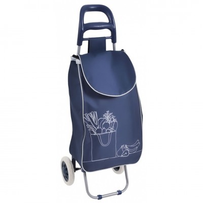 Καρότσι Λαϊκής Υφασμάτινο Λαχανικά Μπλε 96εκ Ankor 847662