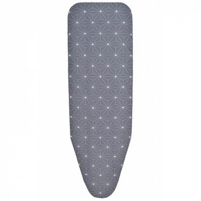 Σιδερόπανο 100% Βαμβακερό Με Κορδόνι120x44εκ. Χρώμα Γκρί ANKOR 836772