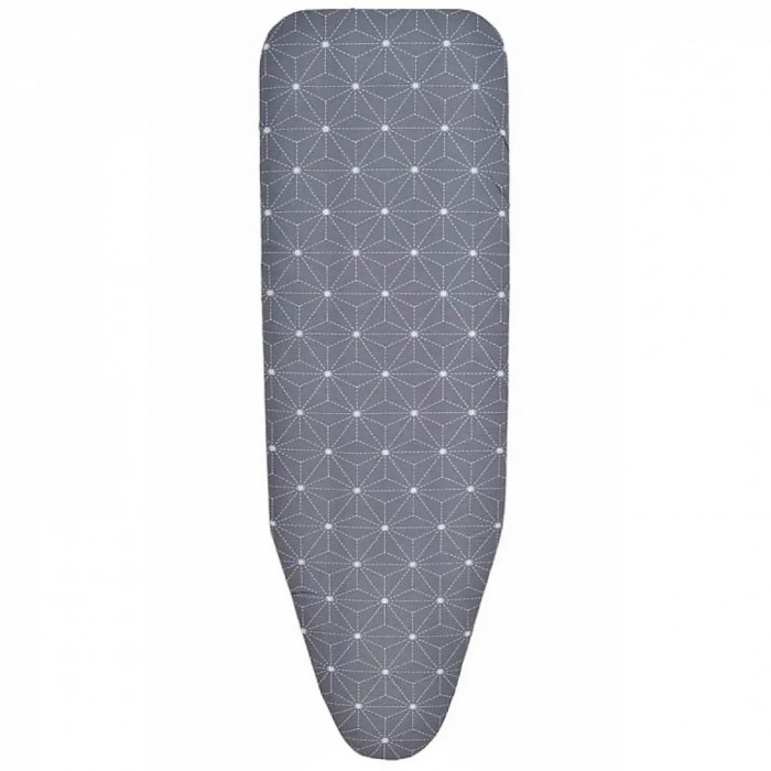 Σιδερόπανο 100% Βαμβακερό Με Κορδόνι120x44εκ. Χρώμα Γκρί ANKOR 836772