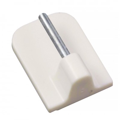 Αυτοκόλλητα Στηρίγματα Κουρτινόβεργας Bris-Bris Λευκό 85544