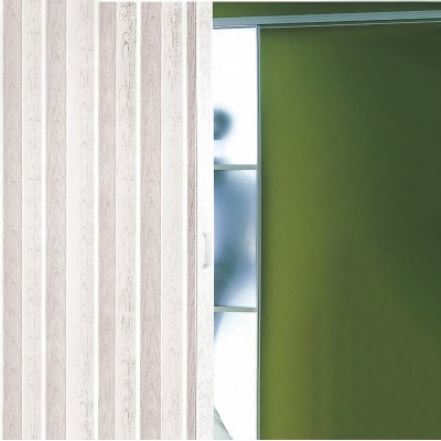 Μονόφυλλη Πτυσσόμενη Πόρτα Inox Kiss PVC  Τυποποιημένης Διάστασης 91x220cm Χρώμα Λευκό του Πάγου DO300