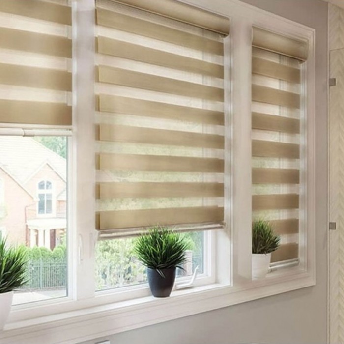 Double Roller με Κασσετίνα 1,40 x 2,30m Μπεζ Frans Interior Design