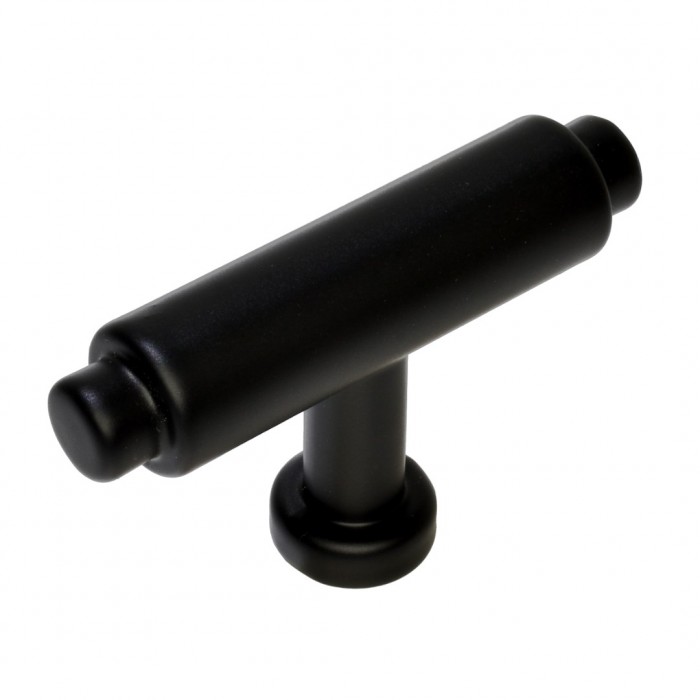 Πομολάκι Επίπλου Ρουστίκ 100333 Μαύρο Ματ 49mm