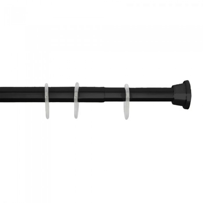 Βραχίονας Μπάνιου Πτυσσόμενος 160-260cm Grekon 1210-2 Μαύρος