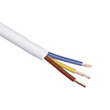 Καλώδιο Eύκαμπτο H05VV-F 3G1.0 (με γείωση) Λευκό