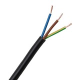 Καλώδιο Eύκαμπτο H05VV-F 3G1.5 (με γείωση) Μαύρο