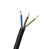 Καλώδιο Eύκαμπτο H05VV-F 3G2.5 (με γείωση) Μαύρο