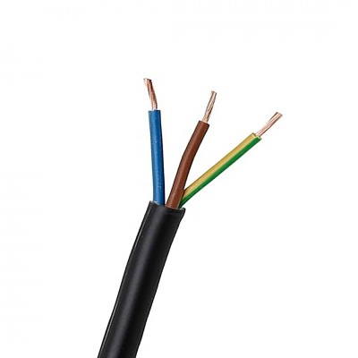 Καλώδιο Eύκαμπτο H05VV-F 3G2.5 (με γείωση) Μαύρο