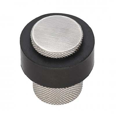 Στοπ Πόρτας Δαπέδου Ματ Νίκελ Φ2,5×3,9cm ILAVIO 5010