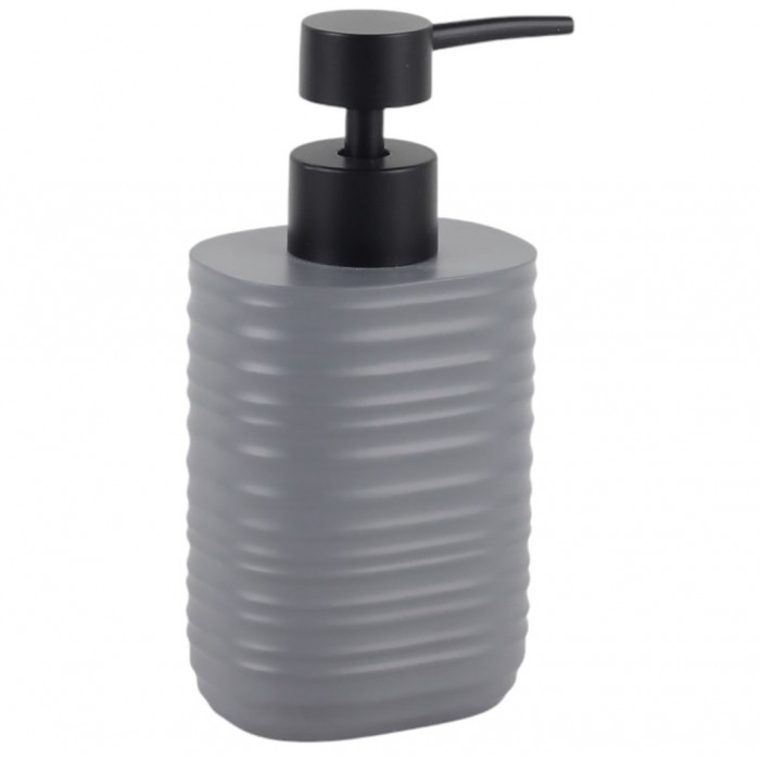 Επικαθήμενο Ντισπένσερ Πολυεστερικό Χρώμα Γκρί Ματ 8,1x8,1x16,9εκ. ANKOR 845163