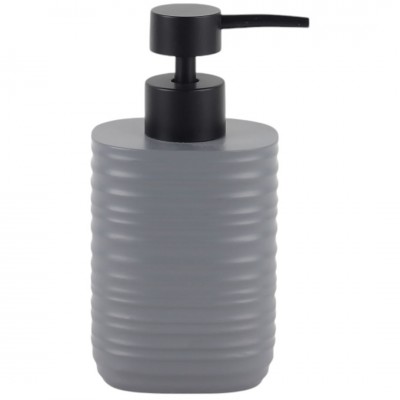 Επικαθήμενο Ντισπένσερ Πολυεστερικό Χρώμα Γκρί Ματ 8,1x8,1x16,9εκ. ANKOR 845163