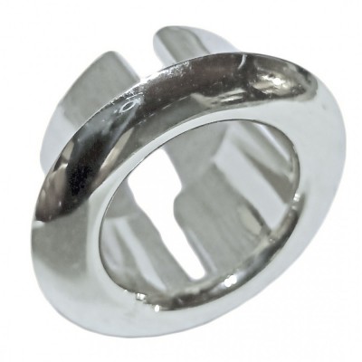 Πλαστική Διακοσμητική Τάπα (1τεμάχιο) Υπερχείλισης Νιπτήρος Ø25 σε Χρώμιο 255885