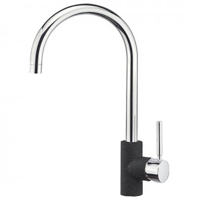 Μπαταρία Κουζίνας Sanitec Doppio σε Χρώμα Ultra Granite Grafite 00-02-00252-36