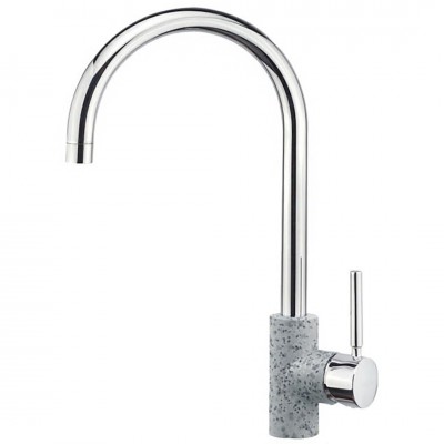 Μπαταρία Κουζίνας Sanitec Doppio σε Χρώμα Classic Granite Grey 00-02-00252-04