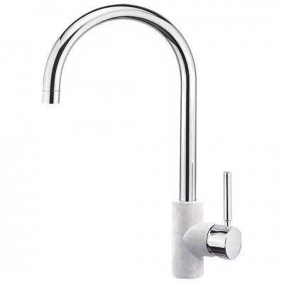 Μπαταρία Κουζίνας Sanitec Doppio σε Χρώμα Classic Metallic Ice 00-02-00252-14