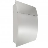 Γραμματοκιβώτιο Ανοξείδωτο Ασημί 300x450x100mm FF Group 41597