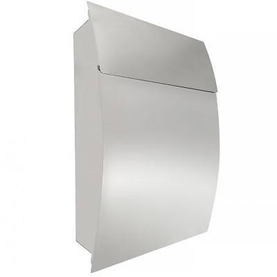 Γραμματοκιβώτιο Ανοξείδωτο Ασημί 300x450x100mm FF Group 41597