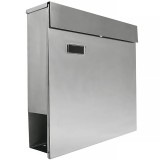 Γραμματοκιβώτιο με Θήκη Εφημερίδων Ανοξείδωτο 370x372x100mm FF Group 41598