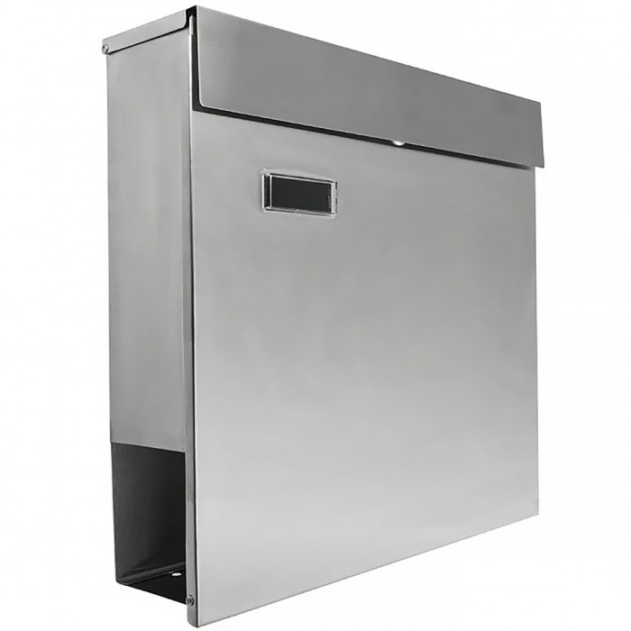 Γραμματοκιβώτιο με Θήκη Εφημερίδων Ανοξείδωτο 370x372x100mm FF Group 41598