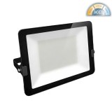 Προβολέας LED 50W Μαύρος Τεχνολογίας CCT 3000Κ έως 6500Κ Ρυθμιζόμενος IP65 FOS_ME 07-08050-2