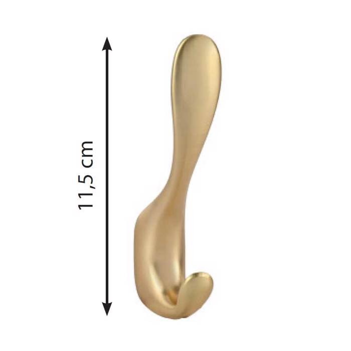 Κρεμάστρα Μονή Μεταλλική Χρυσή 11.5cm 4235 Import Hellas 0036-1026