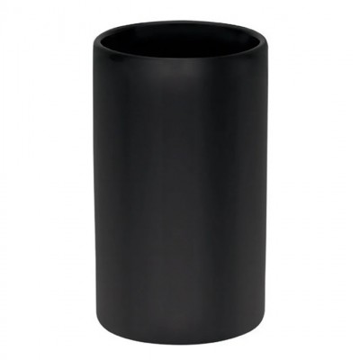 Ποτηροθήκη Επιδαπέδια Κεραμική Μαύρη ΚΡΗΤΗ Import Hellas 0037-2715