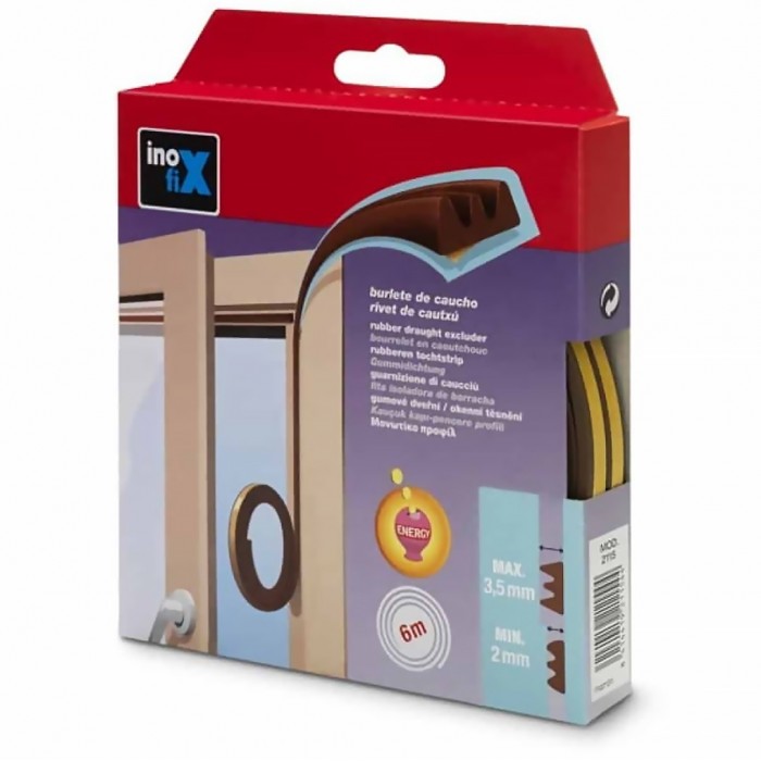 Αεροστόπ / Αεροφράκτης Inofix 2115-4 Καφέ Τύπου Κ 600cm