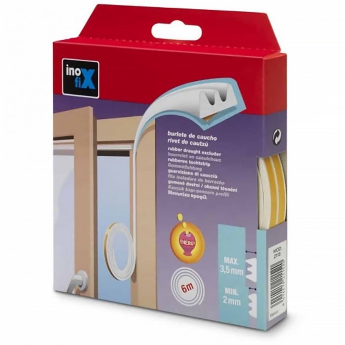 Αεροστόπ / Αεροφράκτης Inofix 2115-2 Λευκό Τύπου Κ 600cm