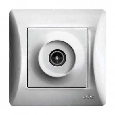 Πρίζα TV Tερματική Ασημί LINEME H Series 50-00116-5