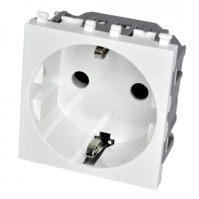 Πρίζα Σούκο Ασφαλείας 16Α 250V Λευκή για Τοποθέτηση σε Συνδυασμό INO-Series LINEME 50-00413-1