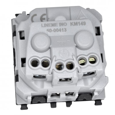 Πρίζα Σούκο Ασφαλείας 16Α 250V Λευκή για Τοποθέτηση σε Συνδυασμό INO-Series LINEME 50-00413-1