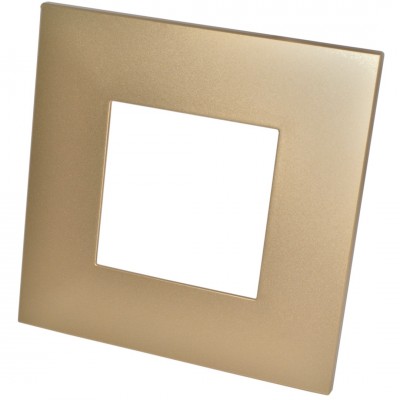 Πλαίσιο 2 Θέσεων 2Μ Χρυσό Ματ για Τοποθέτηση σε Συνδυασμό INO-Series LINEME 50-00421-9