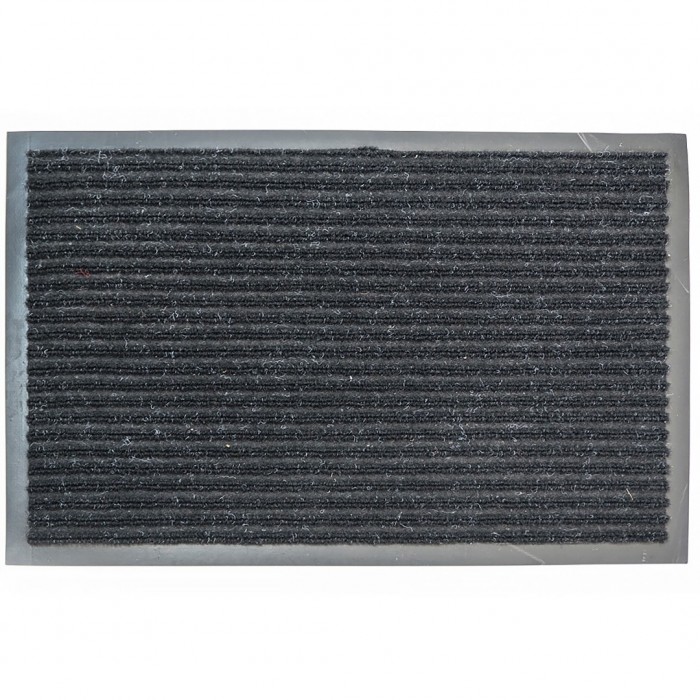 Πατάκι Ποδόμακτρο Εισόδου Μοκέτα Μαύρη με Καουτσούκ Πλάτη 40x60εκ. ChiosHellas 298