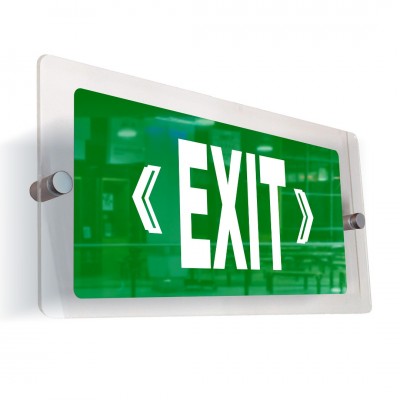 Σήμανση 15x30cm ''EXIT '' σε Πράσινο και Πάχος 5mm απο Aκρυλικό plexiglass 479455