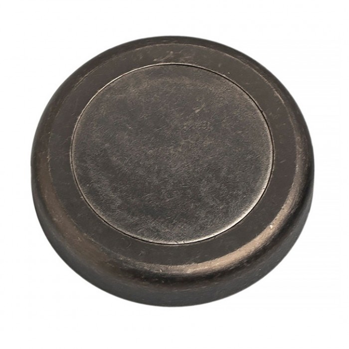 Επιστόμιο Τυφλό από Ορείχαλκο Old Silver Ø50mm Roline Κ301