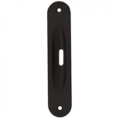 Χούφτα Πόρτας 215 Μαύρο ματ με Οπή 16.5cm Χ 3.5cm Import hellas 