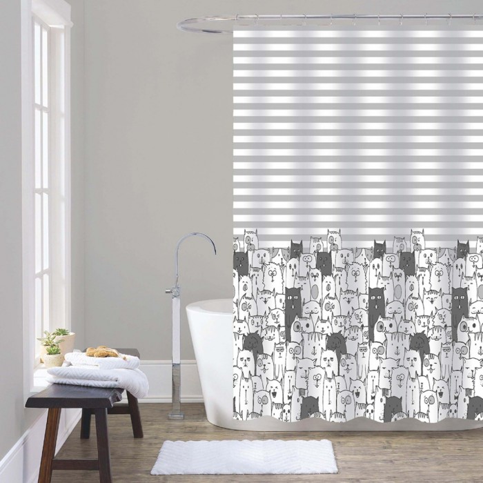 Κουρτίνα Μπάνιου Υφασμάτινη Κ16-20 1,80*2,00 Frans Interior Design