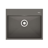 Νεροχύτης Pyramis Pyragranite Ithaka (61x51) 1B Iron Grey Ένθετος 070244411