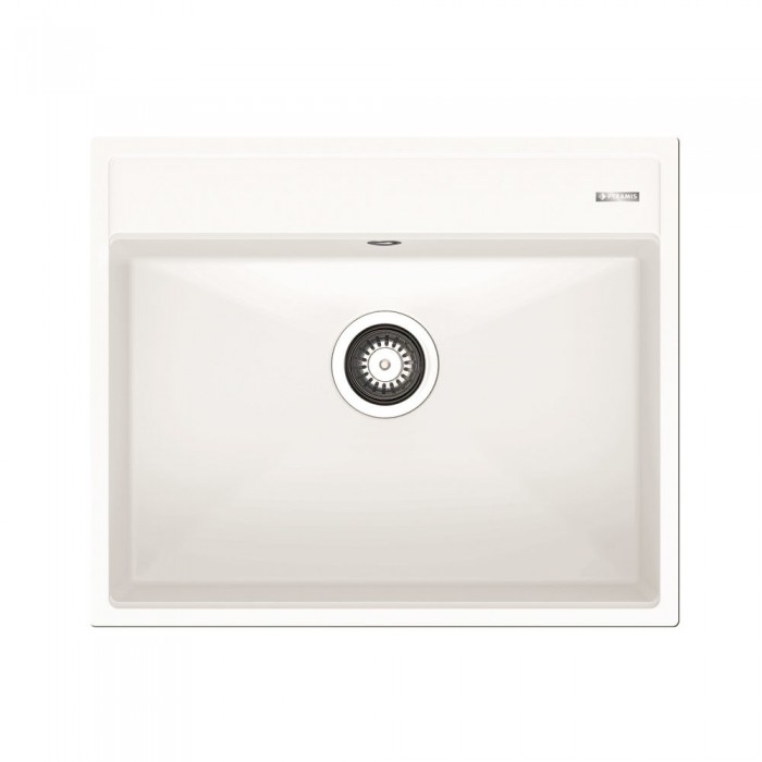 Νεροχύτης Pyramis Pyragranite Ithaka (61x51) 1B Snow Ένθετος 070245611