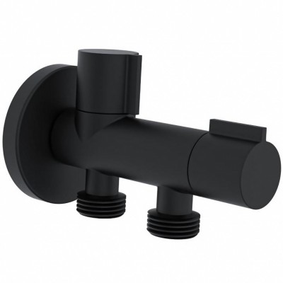 Διακόπτης Μπιντέ Γωνιακός Διπλός 1/2" Chrome 094145