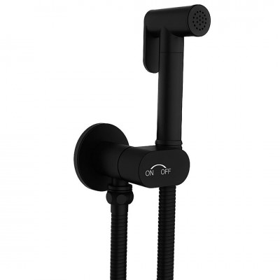 Σετ Διακόπτη Μπιντέ (μόνο Κρύο) Black Matt Interflex TERRA SERIE 098147