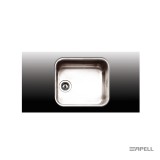 Ανοξείδωτος  Nεροχύτης Υποκαθήμενος Apell Ferrara  8445-110 (47x42) Inox Λείο