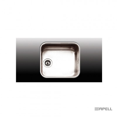 Ανοξείδωτος  Nεροχύτης Υποκαθήμενος Apell Ferrara  8445-110 (47x42) Inox Λείο