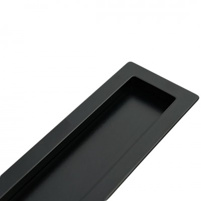 Χούφτα για Συρόμενες Πόρτες (1τεμάχιο) Convex Σειρά 1507PS-S19S19 Ματ Μαύρο