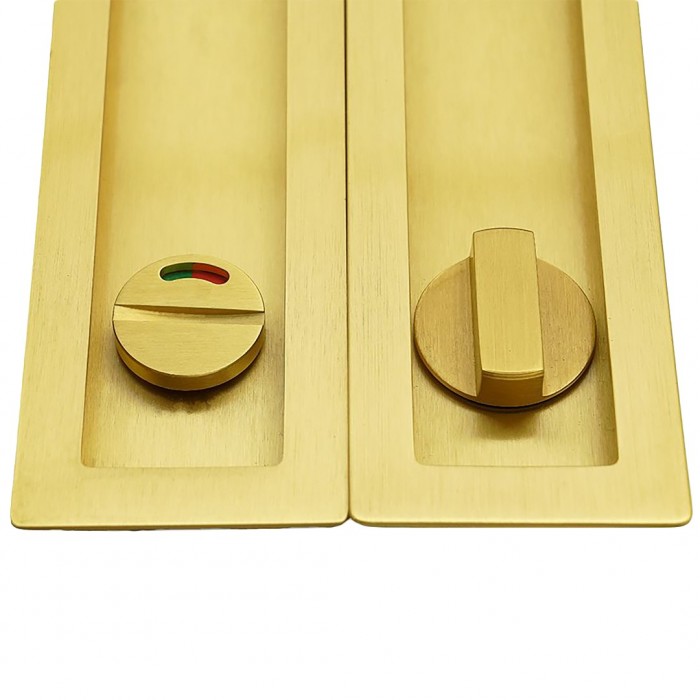 Χούφτες για Συρόμενες Πόρτες (2τεμάχια Ζευγάρι) με Κλείστρο Convex Σειρά 1507ZSAF-S02S02 Ματ Ορείχαλκος