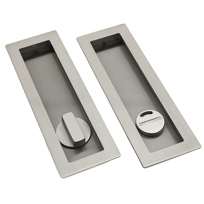 Χούφτες για Συρόμενες Πόρτες (2τεμάχια Ζευγάρι) με Κλείστρο Convex Σειρά 1507ZSAF-S05S05 Ματ Νίκελ