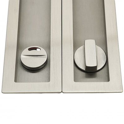 Χούφτες για Συρόμενες Πόρτες (2τεμάχια Ζευγάρι) με Κλείστρο Convex Σειρά 1507ZSAF-S05S05 Ματ Νίκελ