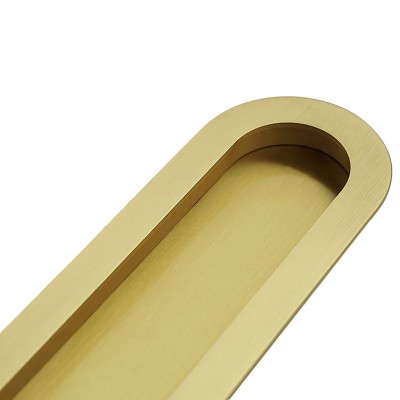 Χούφτα για Συρόμενες Πόρτες (1τεμάχιο) Convex Σειρά 1509PS-S02S02 Ματ Ορείχαλκος