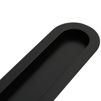 Χούφτα για Συρόμενες Πόρτες (1τεμάχιο) Convex Σειρά 1509PS-S19S19 Ματ Μαύρο