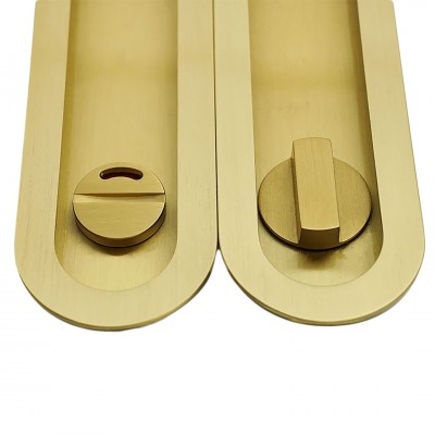 Χούφτες για Συρόμενες Πόρτες (2τεμάχια Ζευγάρι) με Κλείστρο Convex Σειρά 1509ZSAF-S02S02 Ματ Ορείχαλκος